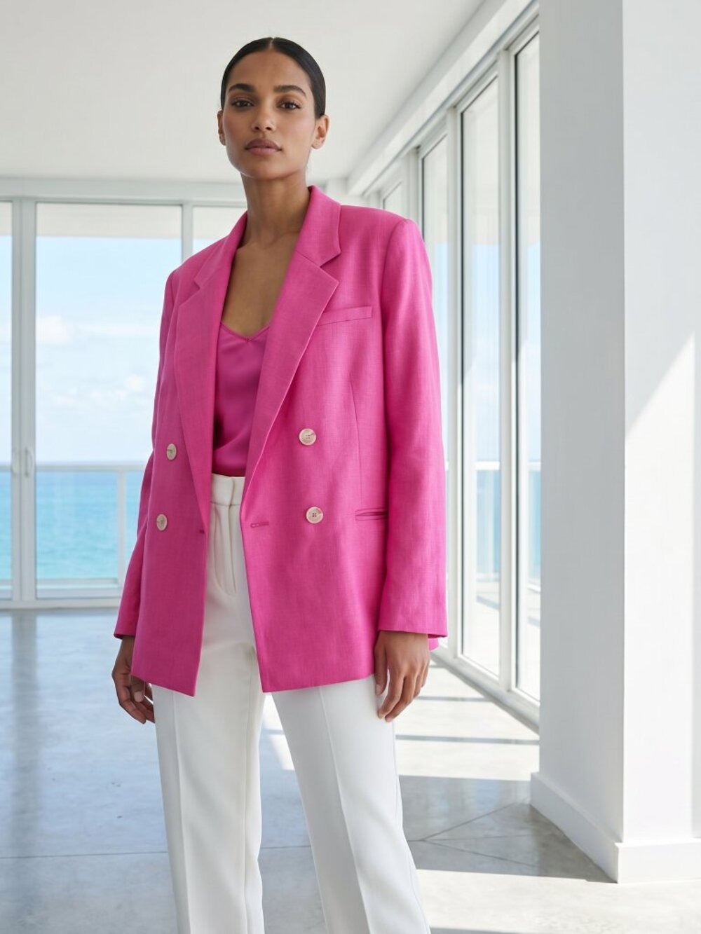 NEW! $198 ANTHROPOLOGIE Maeve relaxed fit blazer 14 - Picture 9 of 9